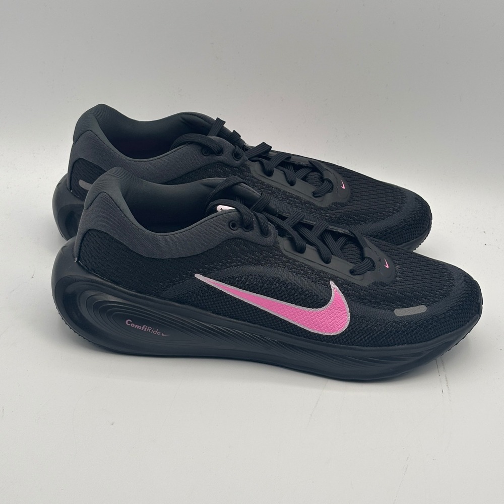 Nike Stellar Ride GS Shoes Kids Size 6Y Black Pink Running HQ3266-005